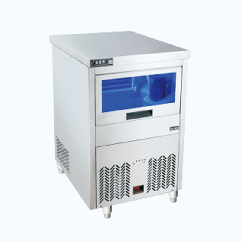 Commerciale del tavolo della luce blu sotto il maker di contropiede